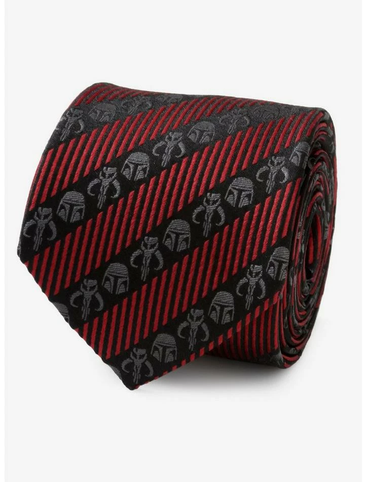 Buy ๐ Star Wars The Mandalorian Black Red Stripe Tie โญ 3 Buy ๐ Star Wars The Mandalorian Black Red Stripe Tie โญ