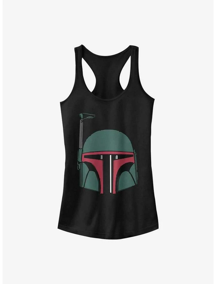 Discount 🔔 Star Wars Boba Fett Head Girl's Tank ✨ 3 Discount 🔔 Star Wars Boba Fett Head Girl's Tank ✨