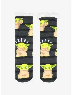 Buy ๐ Star Wars Grogu Chibi Cozy Slipper ๐งฆ Socks ๐