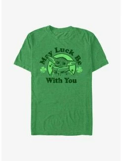 Hot Sale ❤️ Star Wars The Mandalorian May You Have Luck T-Shirt 👍