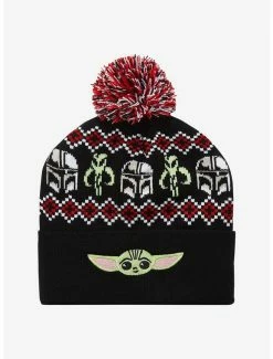 Top 10 👍 Star Wars The Mandalorian Grogu Pom Beanie 👍
