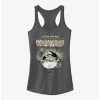 Promo 🥰 Star Wars The Mandalorian Floral Child 👧 Girls Tank ❤️ -Star Wars Clothing Sales 18472419 hi