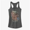 Best Pirce 🤩 Star Wars The Mandalorian Floral Child 👧 Girls Tank 👍 -Star Wars Clothing Sales 18472442 hi