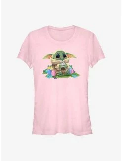 Best Pirce 👏 Star Wars The Mandalorian The Child Easter Eggs 👧 Girls T-Shirt ⌛