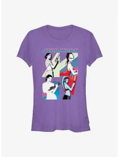 Buy 👏 Star Wars Fiesty Fighting Females Girl's T-Shirt 🌟