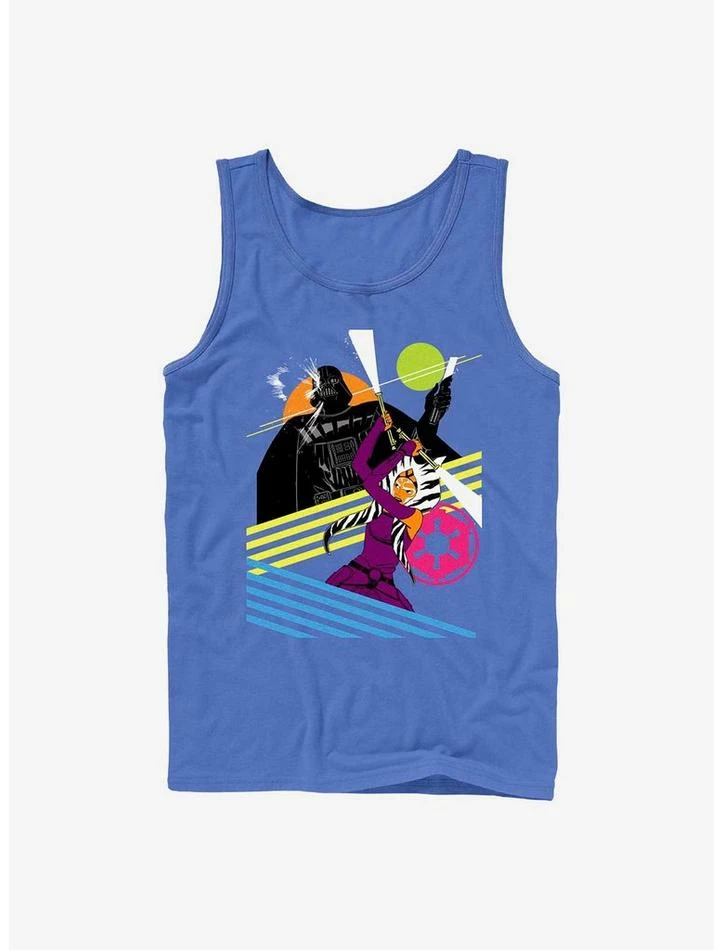 Budget ❤️ Star Wars Ahsoka And Vader Retro Tank ⭐ 3 Budget ❤️ Star Wars Ahsoka And Vader Retro Tank ⭐