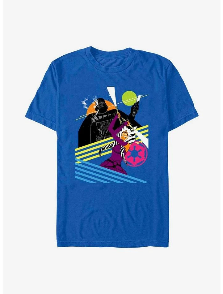 Flash Sale ๐งจ Star Wars Ahsoka And Vader Retro T-Shirt โญ 3 Flash Sale ๐งจ Star Wars Ahsoka And Vader Retro T-Shirt โญ