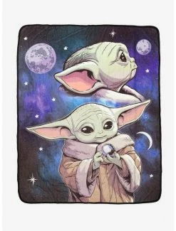 Discount ⭐ Star Wars The Mandalorian Grogu Throw Blanket 🥰