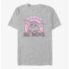 Flash Sale 😀 Star Wars The Mandalorian Valentine's Day Grogu Be Mine T-Shirt 🎁 -Star Wars Clothing Sales 18966872 hi