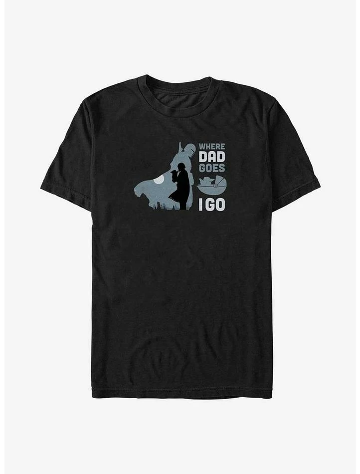 Top 10 🤩 Star Wars The Mandalorian Father's Day Grogu Follows T-Shirt 🤩 3 Top 10 🤩 Star Wars The Mandalorian Father's Day Grogu Follows T-Shirt 🤩