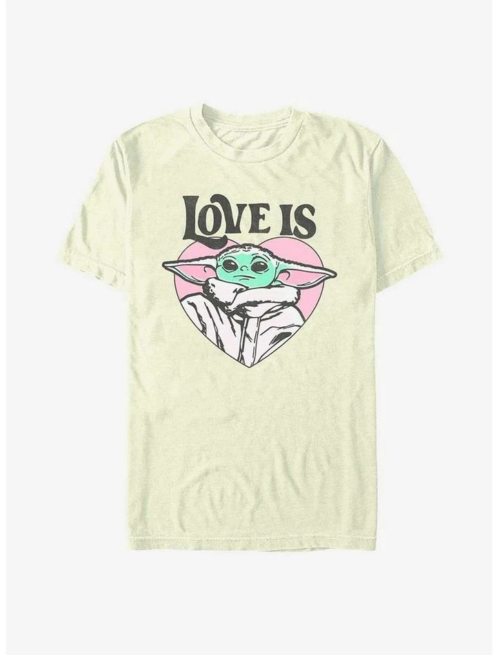 Hot Sale 🤩 Star Wars The Mandalorian Valentine's Day Love Is Grogu T-Shirt ⌛ 3 Hot Sale 🤩 Star Wars The Mandalorian Valentine's Day Love Is Grogu T-Shirt ⌛