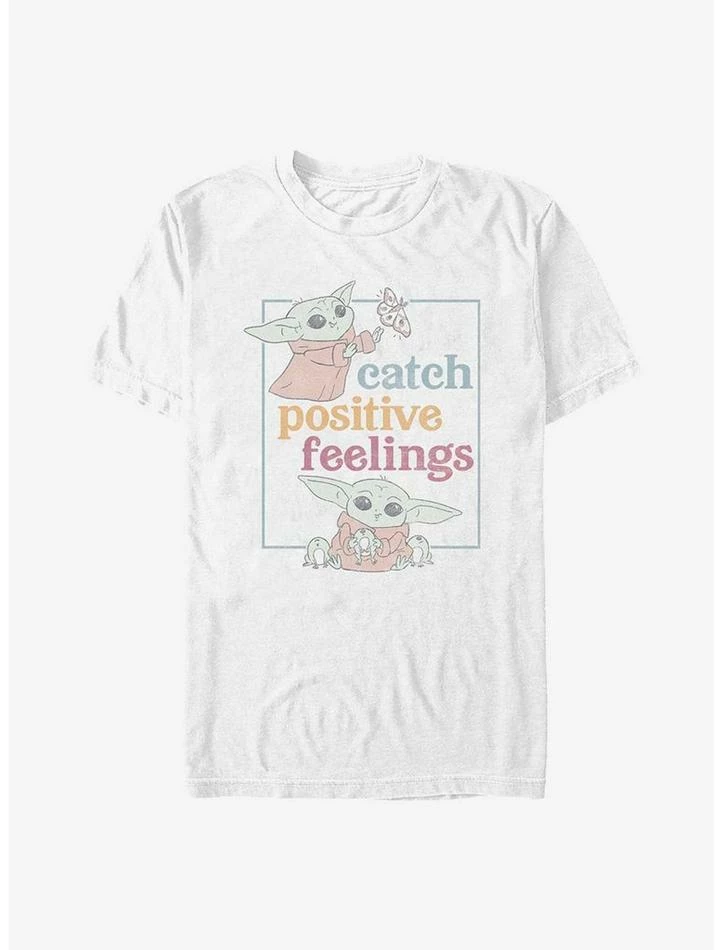 Hot Sale 💯 Star Wars The Mandalorian Positive Feelings T-Shirt 🔥 3 Hot Sale 💯 Star Wars The Mandalorian Positive Feelings T-Shirt 🔥
