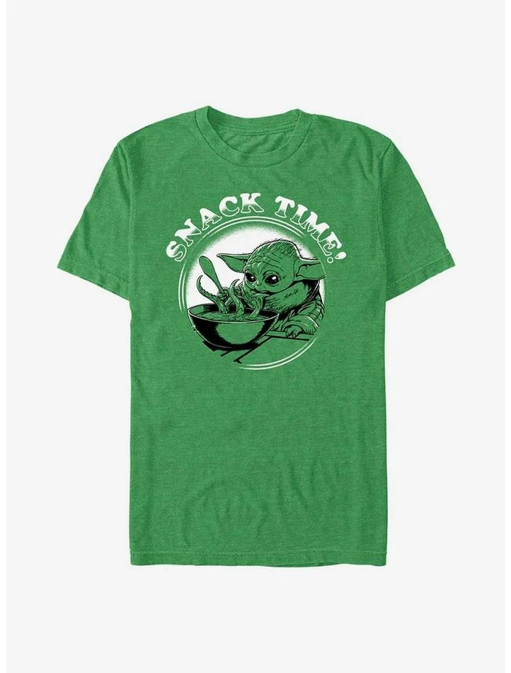 Outlet 😍 Star Wars The Mandalorian Snack Time T-Shirt 🌟 3 Outlet 😍 Star Wars The Mandalorian Snack Time T-Shirt 🌟