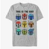 Wholesale 🤩 Star Wars The Mandalorian This Is The Way Helmets T-Shirt 😍 -Star Wars Clothing Sales 18968084 hi