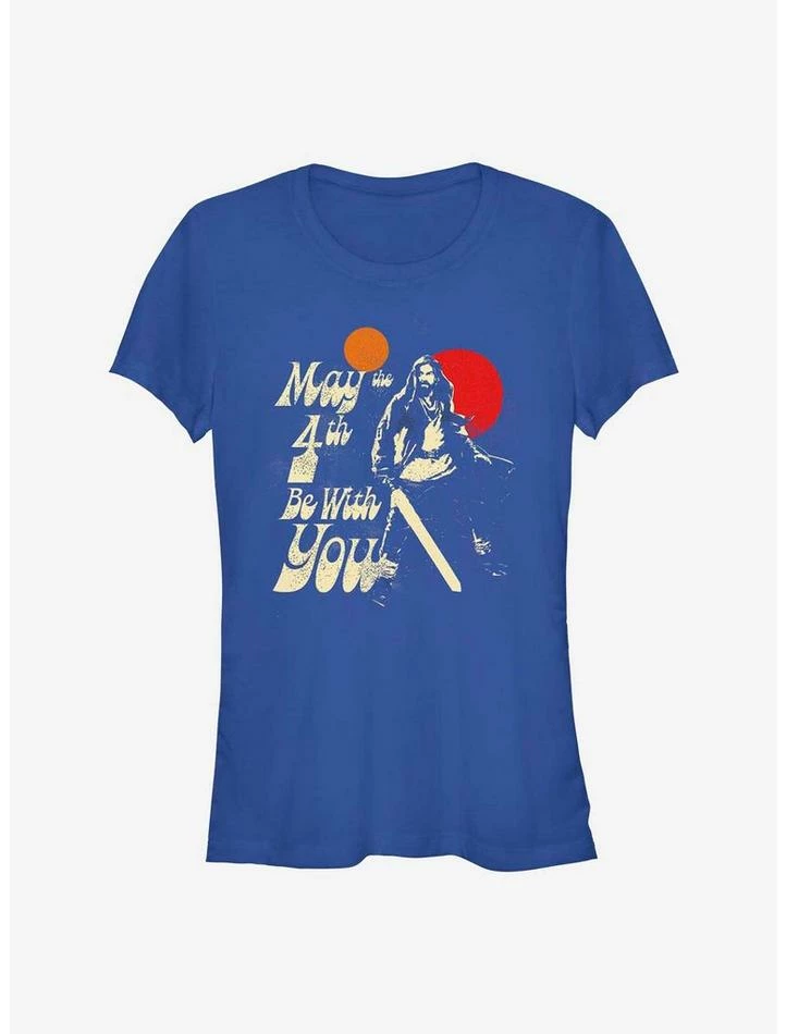 Promo ๐งจ Star Wars Obi-Wan Kenobi May Fourth ๐ง Girls T-Shirt โค๏ธ 3 Promo ๐งจ Star Wars Obi-Wan Kenobi May Fourth ๐ง Girls T-Shirt โค๏ธ