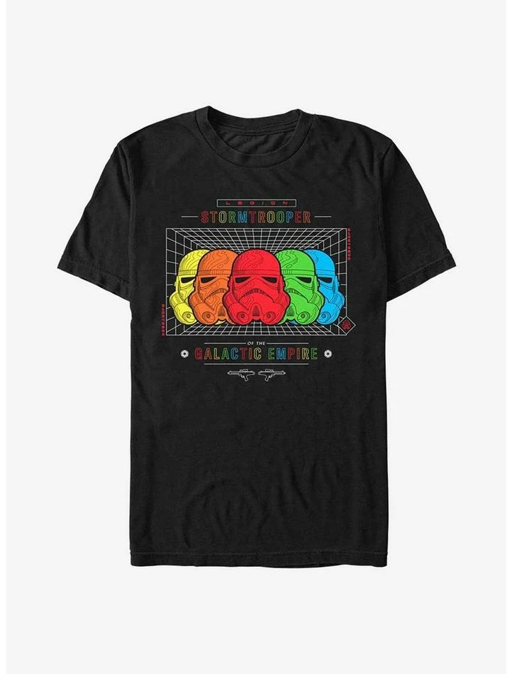 Brand new 😀 Star Wars Schematic Troops Pride T-Shirt 😀 3 Brand new 😀 Star Wars Schematic Troops Pride T-Shirt 😀