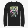 Best reviews of 🧨 Star Wars The Mandalorian New Wave Long Sleeve T-Shirt 🔔 -Star Wars Clothing Sales 19487563 hi