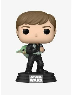 Buy ๐ Funko Star Wars The Book Of Boba Fett Pop! Luke Skywalker & Grogu Vinyl Bobble-Head โญ