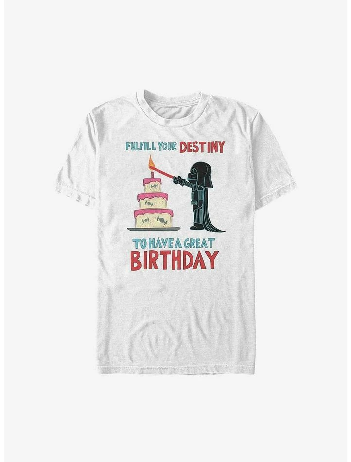 Outlet 😀 Star Wars Vader Fulfill Your 🥳 Birthday T-Shirt 👏 3 Outlet 😀 Star Wars Vader Fulfill Your 🥳 Birthday T-Shirt 👏