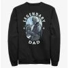 Promo ✔️ Star Wars The Mandalorian Legendary Dad Sweatshirt ⭐ -Star Wars Clothing Sales 19723741 hi