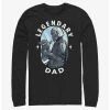 Buy 👍 Star Wars The Mandalorian Legendary Dad Long Sleeve T-Shirt 🎁 -Star Wars Clothing Sales 19723759 hi