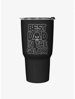 Deals ⭐ Star Wars Galaxy Dad Black Stainless Steel Travel Mug 👏