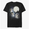 Top 10 ⭐ Star Wars: Episode VIII - The Last Jedi Howling Porgs T-Shirt ✔️ -Star Wars Clothing Sales 19870222 hi