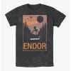 Budget 🤩 Star Wars Endor Park Service Mineral Wash T-Shirt 🎉 -Star Wars Clothing Sales 19874054 hi