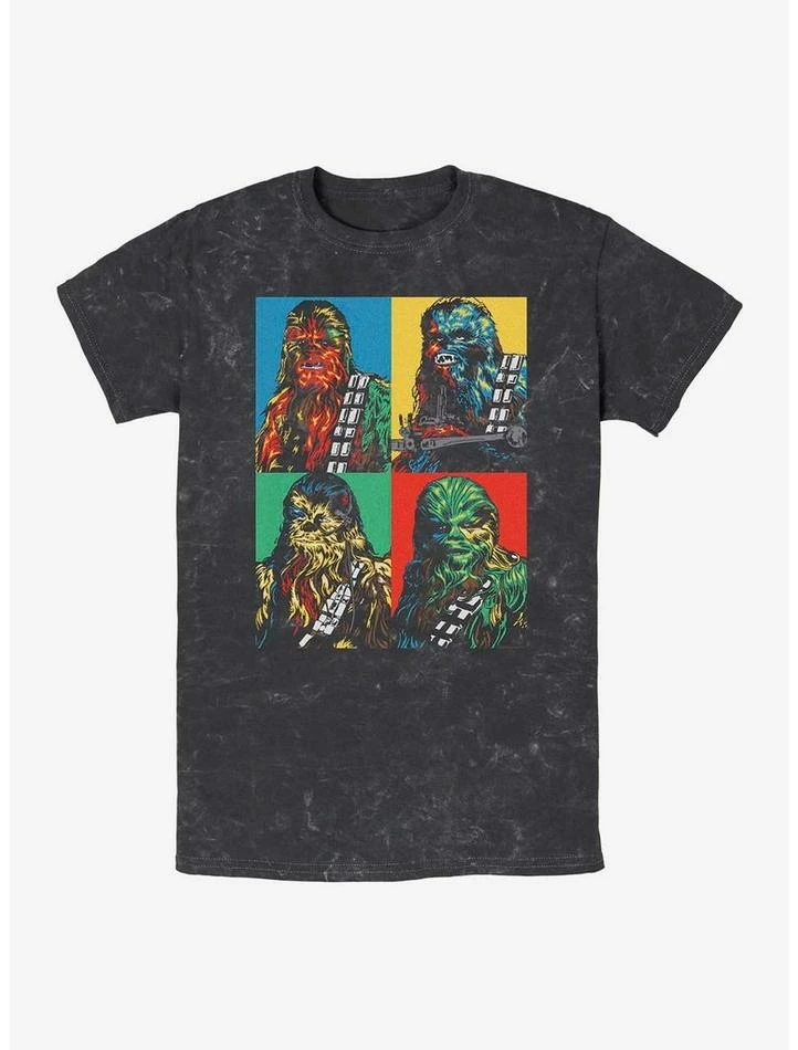 Deals 🛒 Star Wars Chewie Pop Art Mineral Wash T-Shirt 👍 3 Deals 🛒 Star Wars Chewie Pop Art Mineral Wash T-Shirt 👍