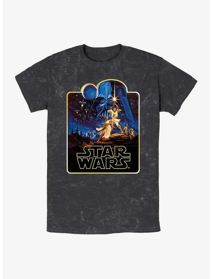 Hot Sale 💯 Star Wars Skywalkers Mineral Wash T-Shirt 😀 3 Hot Sale 💯 Star Wars Skywalkers Mineral Wash T-Shirt 😀