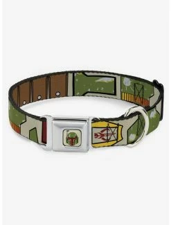 Wholesale 🔔 Star Wars Book of Boba Fett Utility Belt Seatbelt Buckle 🐶 Dog Collar 😍