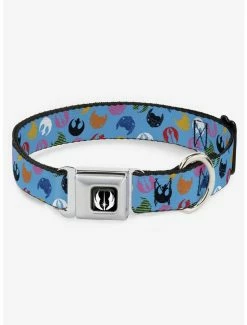 Top 10 ⭐ Star Wars Jedi Order and Rebel Alliance Icons Seatbelt Buckle 🐶 Dog Collar 🎁