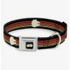 Promo ❤️ Star Wars Millennium Falcon Stripe Seatbelt Buckle 🦮 Dog Collar 🧨