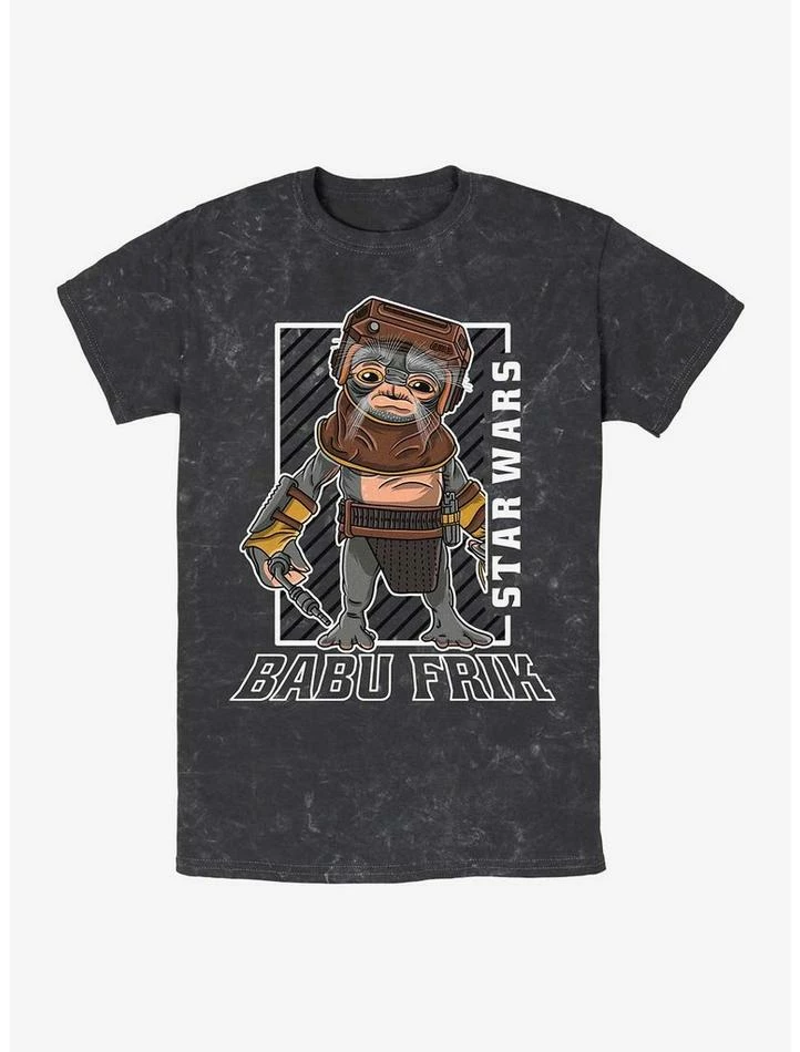 Flash Sale ✨ Star Wars: The Rise Of Skywalker Babu Frik Mineral Wash T-Shirt 🔔 3 Flash Sale ✨ Star Wars: The Rise Of Skywalker Babu Frik Mineral Wash T-Shirt 🔔