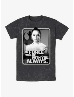 Best deal ⌛ Star Wars: The Rise Of Skywalker With You Rey Mineral Wash T-Shirt 🔔