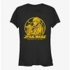 Best Pirce ❤️ Star Wars The Mandalorian I Go He Goes 👧 Girls T-Shirt ⭐ -Star Wars Clothing Sales 19879624 hi