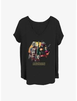 Best deal ✔️ Star Wars The Mandalorian Hunter and Hunter 👧 Girls T-Shirt Plus Size ❤️