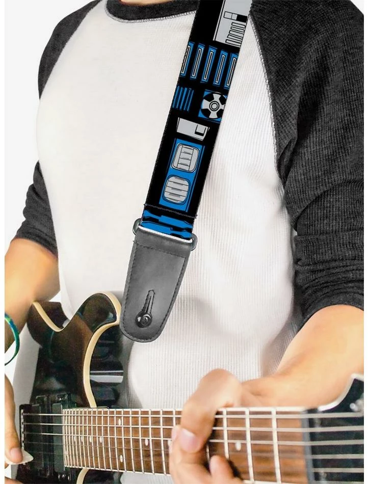 Coupon 🛒 Star Wars R2D2 Bounding Parts Guitar Strap 🥰 4 Coupon 🛒 Star Wars R2D2 Bounding Parts Guitar Strap 🥰 - Image 2
