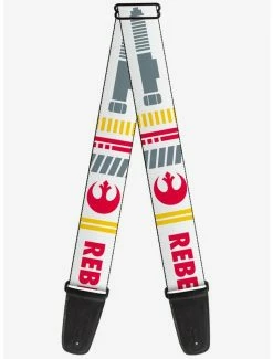 Discount 🎁 Star Wars Rebel Pilot Rebel Alliance Insignia X Wing Fighter Guitar Strap 💯