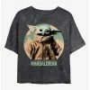 Cheapest 👏 Star Wars The Mandalorian Grogu The Child Mineral Wash Crop 👧 Girls T-Shirt ✔️ -Star Wars Clothing Sales 19939366 hi