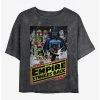 Brand new 🤩 Star Wars The Empire Strikes Back Mineral Wash Crop 👧 Girls T-Shirt ✔️ -Star Wars Clothing Sales 19939513 hi
