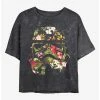 Best Sale 🧨 Star Wars Storm Flowers Mineral Wash Crop 👧 Girls T-Shirt ❤️ -Star Wars Clothing Sales 19939653 hi