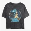 Deals 🧨 Star Wars Vintage Victory Mineral Wash Crop 👧 Girls T-Shirt ✔️ -Star Wars Clothing Sales 19939688 hi