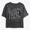 Best Pirce 😍 Star Wars Yodaisms Mineral Wash Crop 👧 Girls T-Shirt ✨ -Star Wars Clothing Sales 19939695 hi