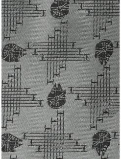 New 🥰 Star Wars Millennium Falcon Gray Men's Tie 🧨 11 New 🥰 Star Wars Millennium Falcon Gray Men's Tie 🧨 -Star Wars Clothing Sales 19953896 av4