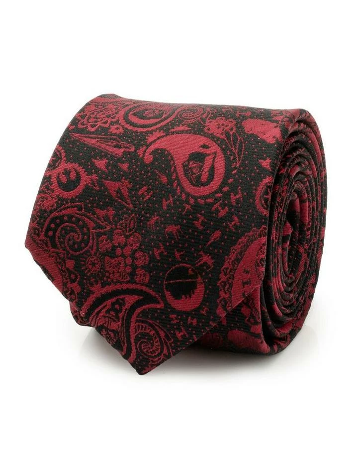 Wholesale ๐งจ Star Wars Darth Vader Paisley Black and Red Men's Tie ๐ 3 Wholesale ๐งจ Star Wars Darth Vader Paisley Black and Red Men's Tie ๐