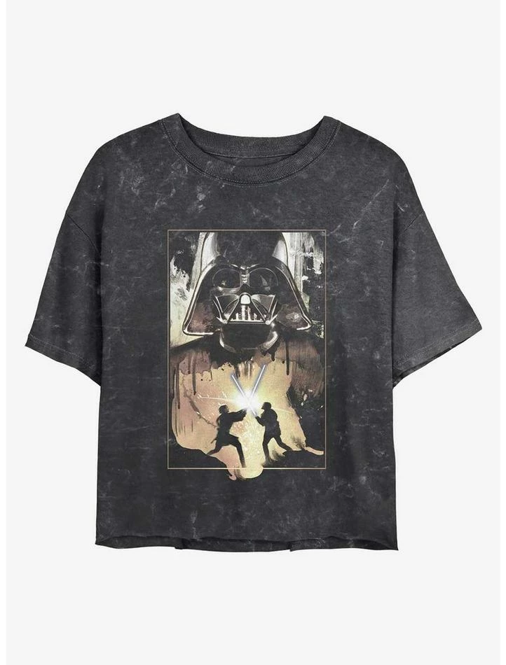 Outlet ๐ฏ Star Wars Vader Raw Battle Mineral Wash ๐ง Girls Crop T-Shirt โ 3 Outlet ๐ฏ Star Wars Vader Raw Battle Mineral Wash ๐ง Girls Crop T-Shirt โ