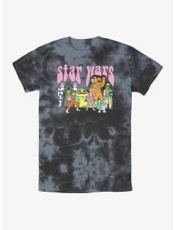 Promo 😍 Star Wars Psychedelic Characters Tie-Dye T-Shirt 🔔