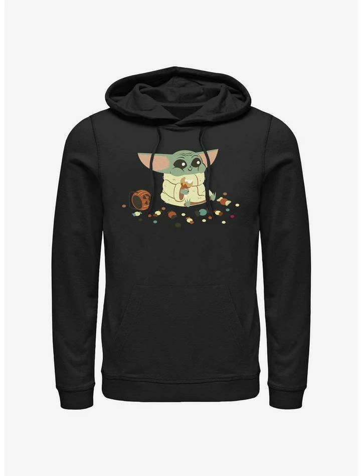 Flash Sale ๐ Star Wars The Mandalorian Grogu Eating Candies Hoodie โ๏ธ 3 Flash Sale ๐ Star Wars The Mandalorian Grogu Eating Candies Hoodie โ๏ธ