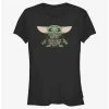 Wholesale 👏 Star Wars The Mandalorian Skeleton Grogu 👧 Girls T-Shirt 🎁 -Star Wars Clothing Sales 20070044 hi